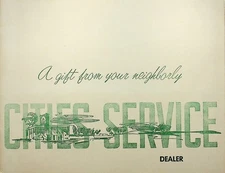 1957 Cities Service Gasoline Train Prints Complimentary Gift -E19-D