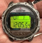 Vintage Men's Timex 820 Expedition Indiglo Digital Compass Watch - New Battery