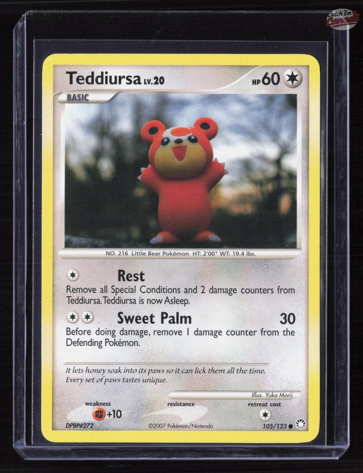 Teddiursa Diamond & Pearl Mysterious Treasures Common 105/123 - LP