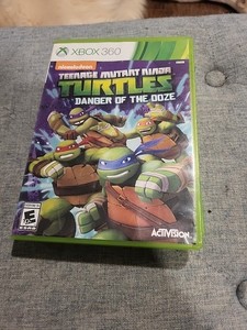 Jeu Xbox 360 Rare - Teenage Mutant Ninja Turtles : Danger Of The Ooze - Complet FR - Très Bon état