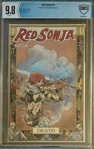 Red Sonja #24 CBCS #24 Dynamite 2021 1:7 Miracolo FOC Incentive Variant Comic