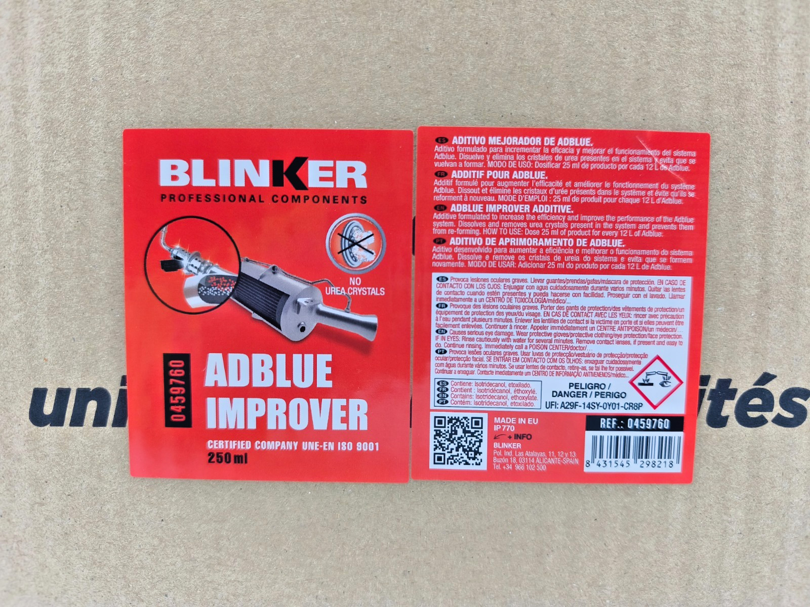 Blinker PRO additif Ad Blue anti-cristaux pour réservoir bouché - 3