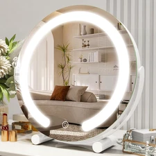 Vanity Mirror with Lights, 12 Inch Light up Makeup Mirror, LED Makeup Mirror wit