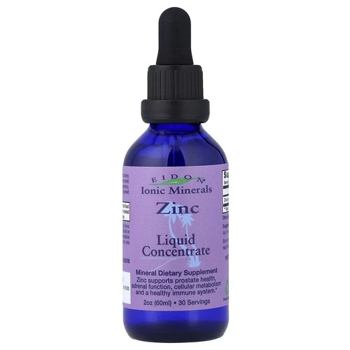 Ionic Minerals, Zinc, Liquid Concentrate, 2 oz 60 ml
