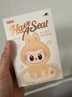 ORIGINAL POP MART LABUBU The Monsters Have a Seat Vinyl Blind Box Sealed NEU