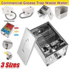 Commercial Grease Trap Waste Interceptor Restaurant Takeaway Stainless Steel UK