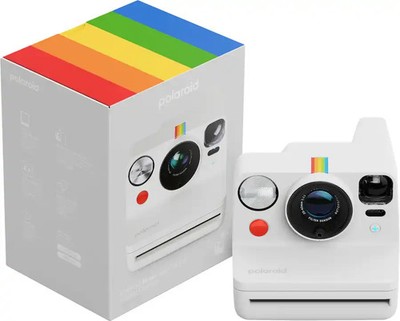 Polaroid Now+ Gen 3 Instant Camera - Automatic Focus + App Control - White
