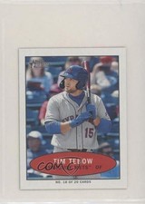 2020 Heritage Minor League Edition 1971 Bazooka Numbered Test Tim Tebow #18 0wq