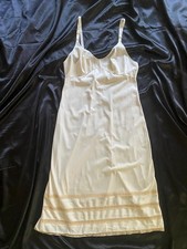 Vintage 1960s Cream Tiered Lace Half Slip Sears Boho Mad Men Mod Small