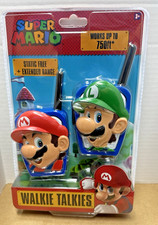 Nintendo Super Mario Bros Walkie Talkies Long Range Two Way Radios B18