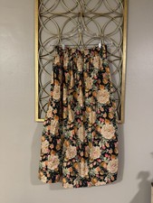 Vintage 90s Abercrombie Fitch Floral Midi Skirt M Cottagecore Prairie