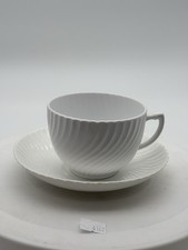 Vintage Large White Tuscan China Tea Cup And Saucer