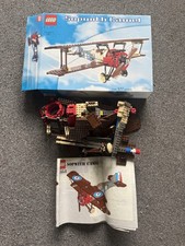 LEGO Sopwith Camel 3451 Plane Rare 2001 Retired with Instructions