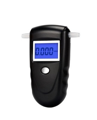 Digital Breathalyzer Portable Alcohol Tester (Black)