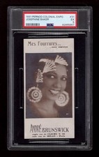 PSA 5 JOSEPHINE BAKER 1931 Andre Brunswick Colonial Exposition Card #31 RARE 1/1