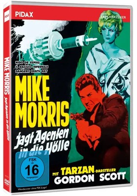 Mike Morris jagt Agenten in die Hölle *DVD Eurospy-Film mit Gordon Scott * Pidax