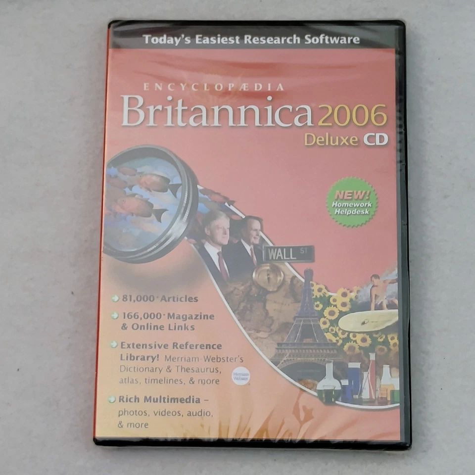 Encyclopedia Britannica 2006 Deluxe 3 CD Rom Set - Image 1 of 4