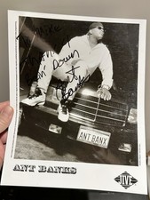 Ant Banks Autograph Signed Promo Press Photo JSA Hip-Hop Rap T.W.D.Y.