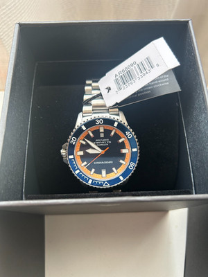 EMPORIO ARMANI Automatikuhr AR60090 Armbanduhr, Herrenuhr, Blaues Zifferblatt