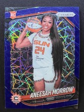 Aneesah Morrow 2025 Panini Prizm WNBA Blue Velocity Prizms #146 Connecticut Sun