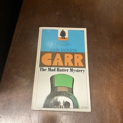 THE MAD HATTER MYSTERY by John Dickson Carr 7th printing 1980 Paperback PB
