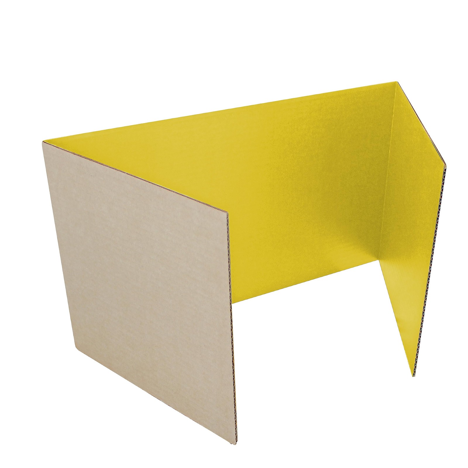 Flipside Products 18X 48 Yellow Study Carrel Privacy Boards Student Privacy And
