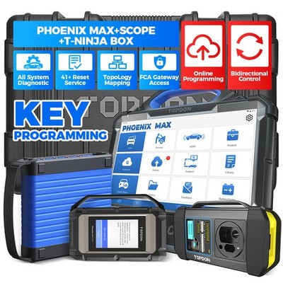 2026 TOPDON Phoenix Max+Scope+T-ninja Box CAN-FD J2534 Diagnostic Tool Ky Coding