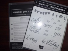 STAMPIN' UP "BIRTHDAY CELEBRATION" STAMP SET  DIES, BUNDLE, BANNER, NUMBERS