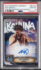 2024 BOWMAN CHROME UNIVERSITY THE BIG KAHUNA AUTO #BKAAN ASA NEWELL PSA 10
