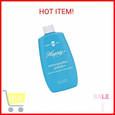 Hagerty Silversmiths' Polish, Professional Silver Cleaner and Tarnish Remover fo