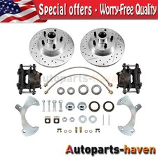 For 57-64 Ford Fairlane Galaxie Front Disc Brake Conversion Dual Piston Calipers