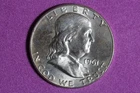 ESTATE FIND 1961 FRANKLIN HALF DOLLAR #K61651