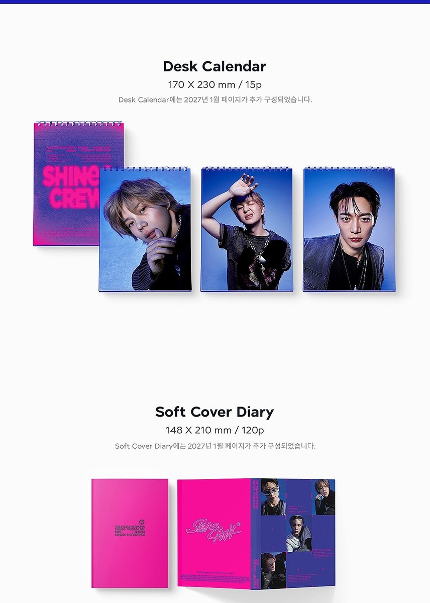 SHINEE 2026 SEASON'S GREETINGS [SHINEE CREW] /FULL SET+POB+GIFT K
