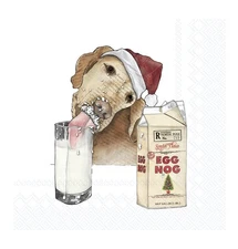 Boston International IHR Winter Holiday 3-Ply Cocktail Napkins, 20-Count