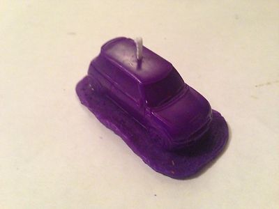 mini cooper  ref310 car candle cake toppers in PURPLE birthday 