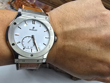 Hublot Classic Fusion White Dial Titanium 45mm Mens Watch W/Cert Low Price 🔥🔥 3