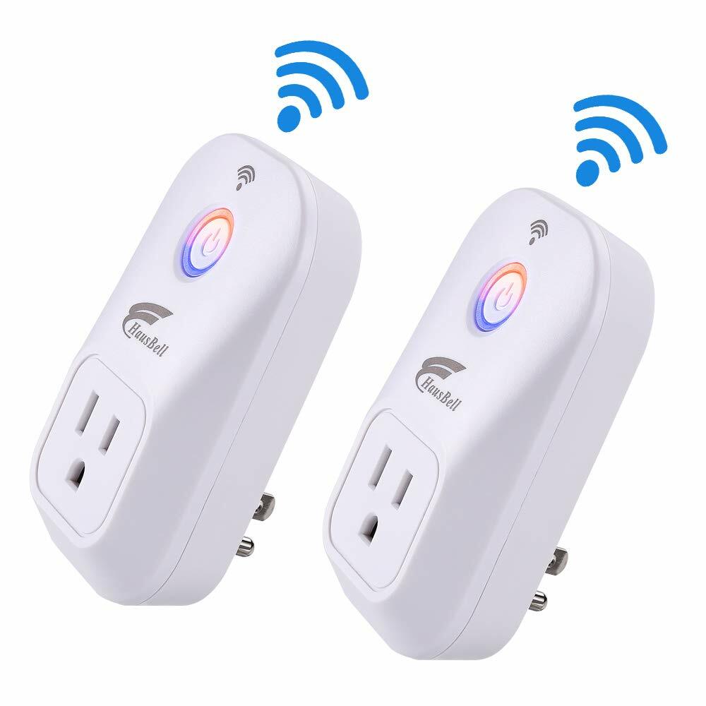 Smart Plug, 2 packs HAUSBELL Wi-Fi Plug with Countdown Function Works with Alexa-image