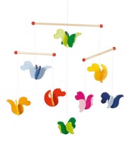 Mobile Drachen Drache Holzmobile Kinderzimmer Deko Drachenmobile Holz Kinder Neu