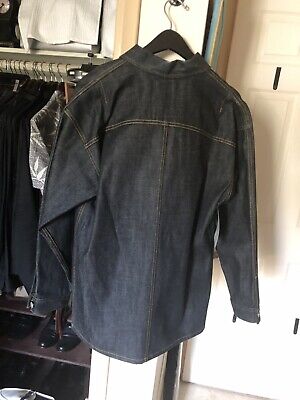 Fear of God Raw Selvedge Denim 5th Collection Ziper Jacket Shirt Small $