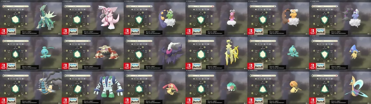 Shiny 6IV Hisuian Pokemon 25 PCs Bundle for Legends Arceus