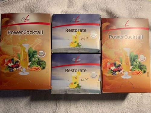 2 x Powercocktail und 2 x Restorate Citrus Set, NEU & OVP