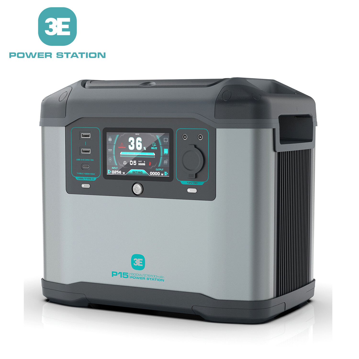 3E Portable Power Station Solar Generator Battery Panel Emergency Camping Backup