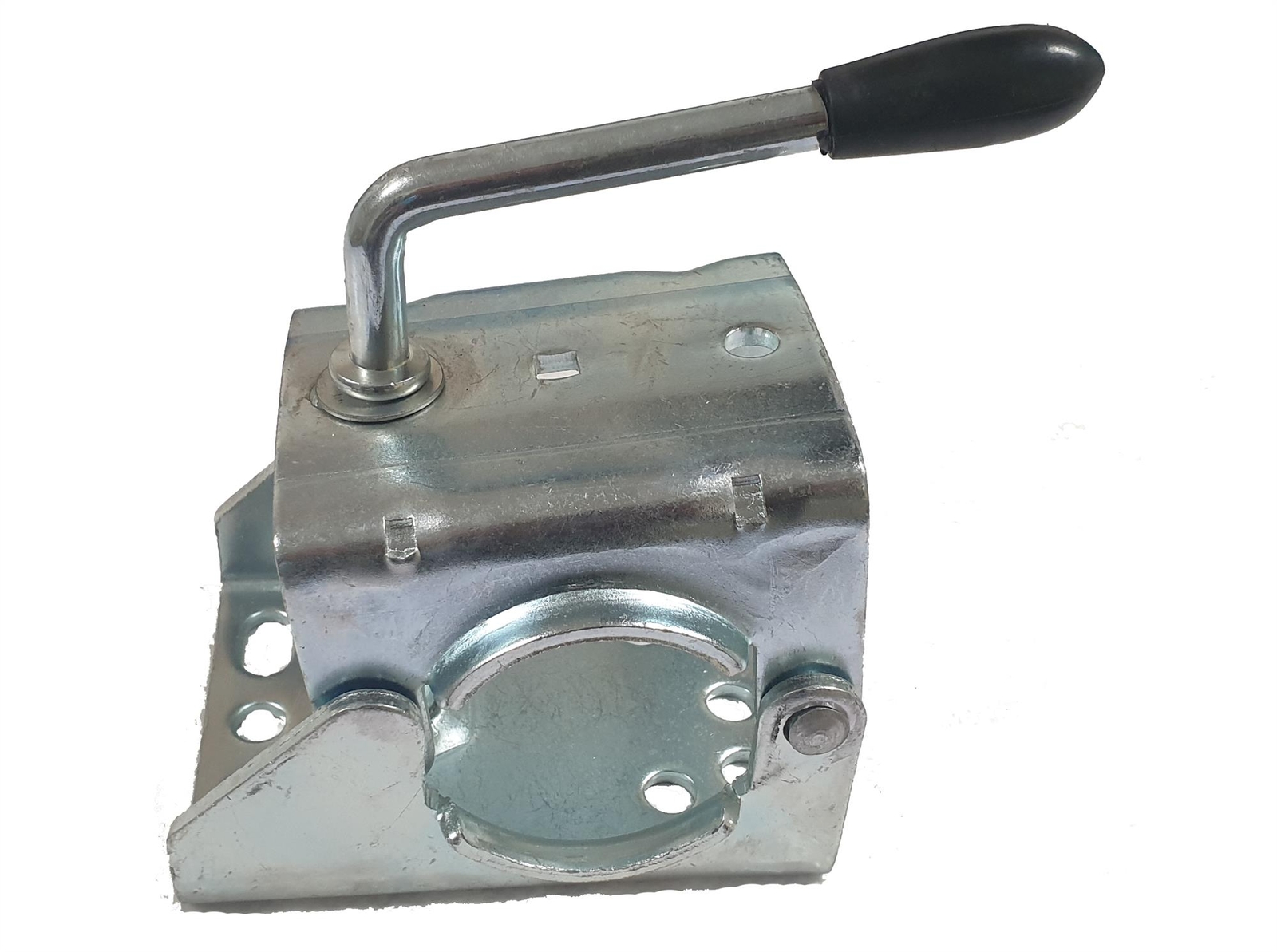 Trailer Caravan Jockey Wheel Clamp 60MM (Prop Stand Mount Zinc Plated Handle)