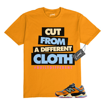 9060 Sun Glow Team Sky Blue Orange Black T Shirt to Match CLOTH