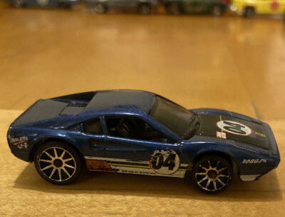 Vintage Hot Wheels 1977 Ferrari GTB 308 Race Bait Blue Car Rare
