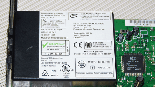 Conexant RD01-D270 56K V.92 PCI Fax/Modem Card IBM FRU 22P7943  - Picture 2 of 5