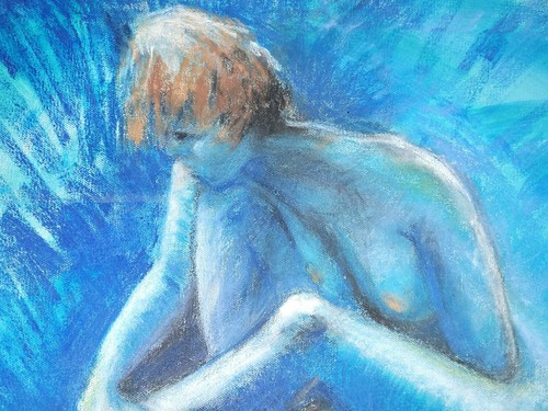 Rêverie en bleu. - Picture 8 of 16