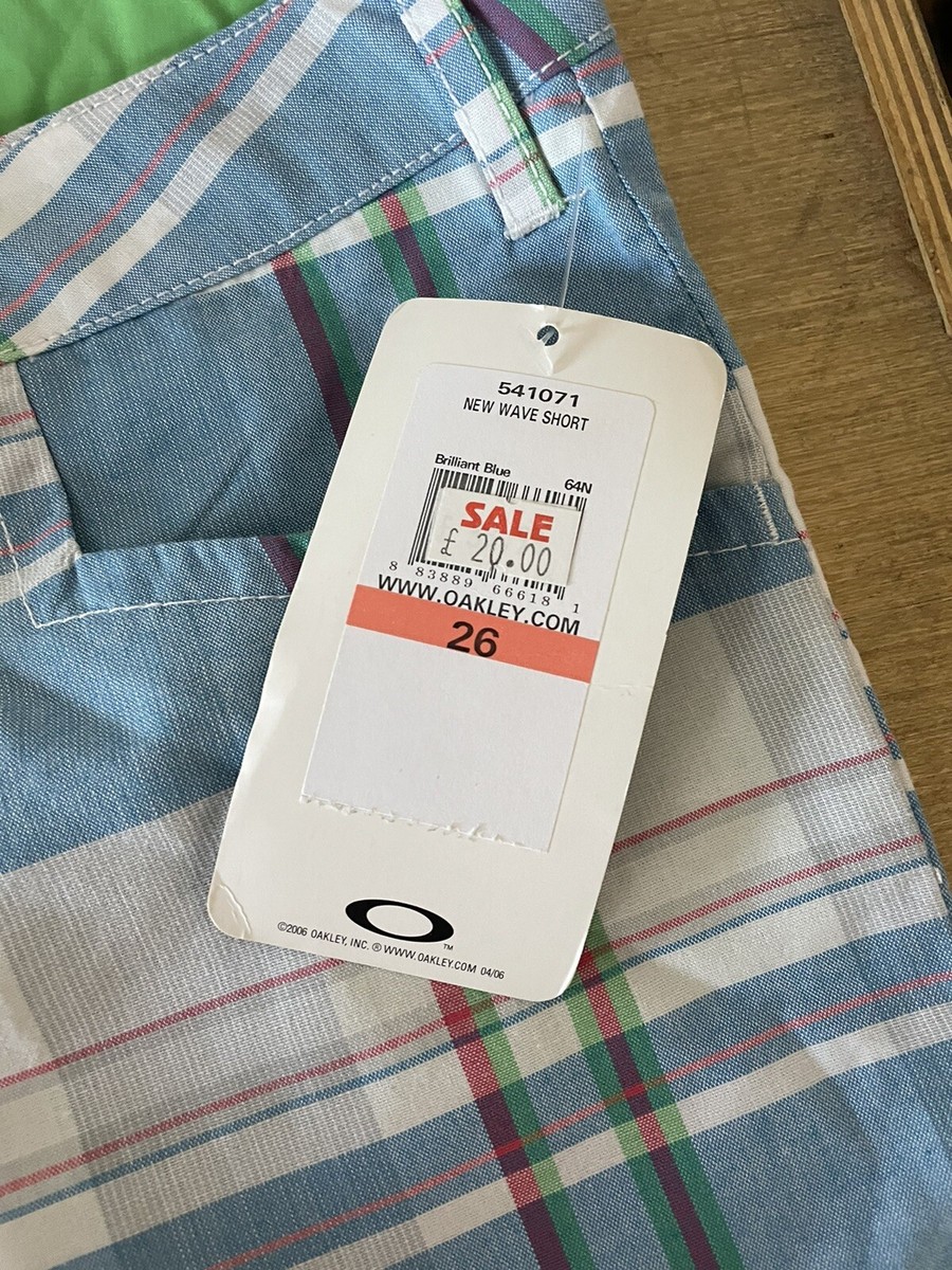 Oakley Women's New Wave Short Brilliant Blue Size 26 new | eBay