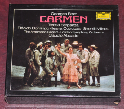 GUSTAVO CARMO CD2枚セット Georges Bizet - Carmen, complete opera, Berganza/Domingo/Abbado DG