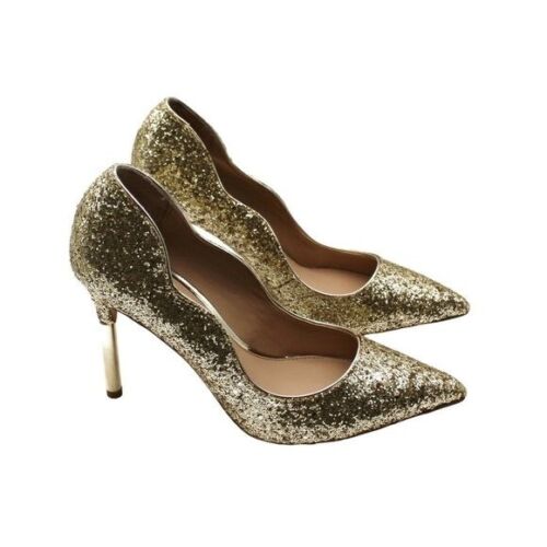 Jewel Badgley Mischka Womens Riley II Iridescent Pointed Toe Heels (Size 7) - Picture 3 of 7